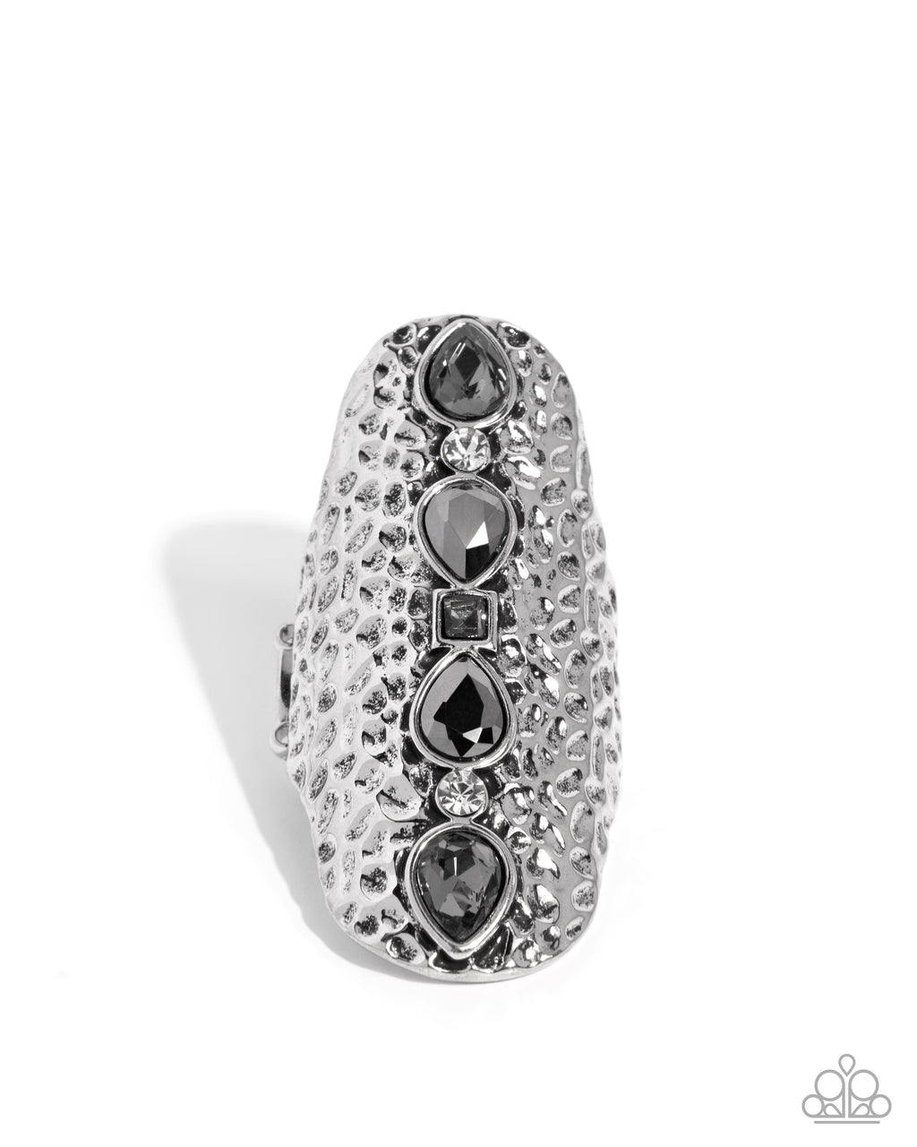 five-dollar-jewelry-double-take-dazzle-silver-ring-paparazzi-accessories