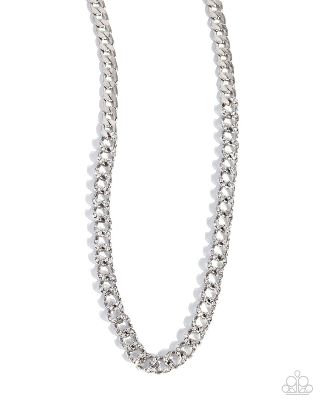 five-dollar-jewelry-modular-maven-white-necklace-paparazzi-accessories