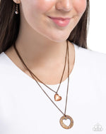 Matchmaker Mural - Copper Necklace - Paparazzi Accessories