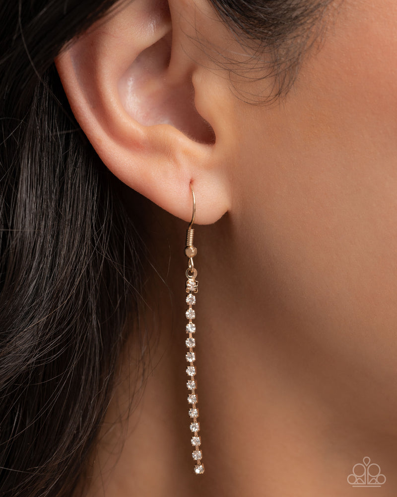 Complete Look - Gold Diamond Set - Paparazzi Accessories