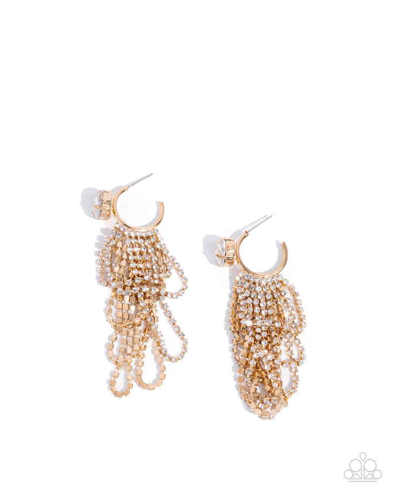 Complete Look - Gold Diamond Set - Paparazzi Accessories