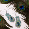 Prized Peacock - Green Earrings - Paparazzi Accessories