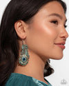 Prized Peacock - Green Earrings - Paparazzi Accessories