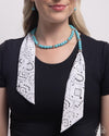 Bandana Ballad - Blue Necklace - Paparazzi Accessories