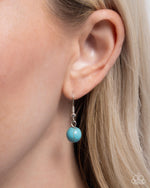 Bandana Ballad - Blue Necklace - Paparazzi Accessories
