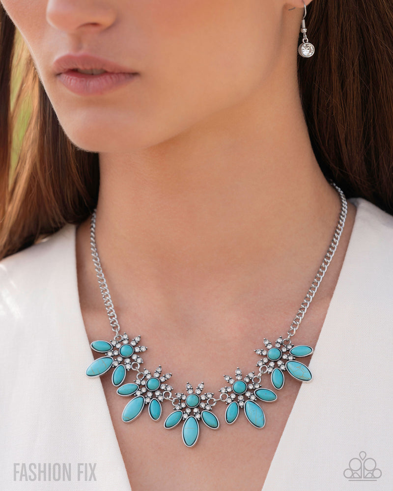 Western Revival - Blue Necklace - Paparazzi Accessories
