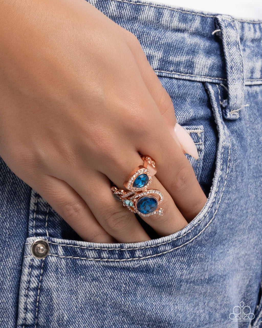 Enigmatic Excess - Copper Ring - Paparazzi Accessories