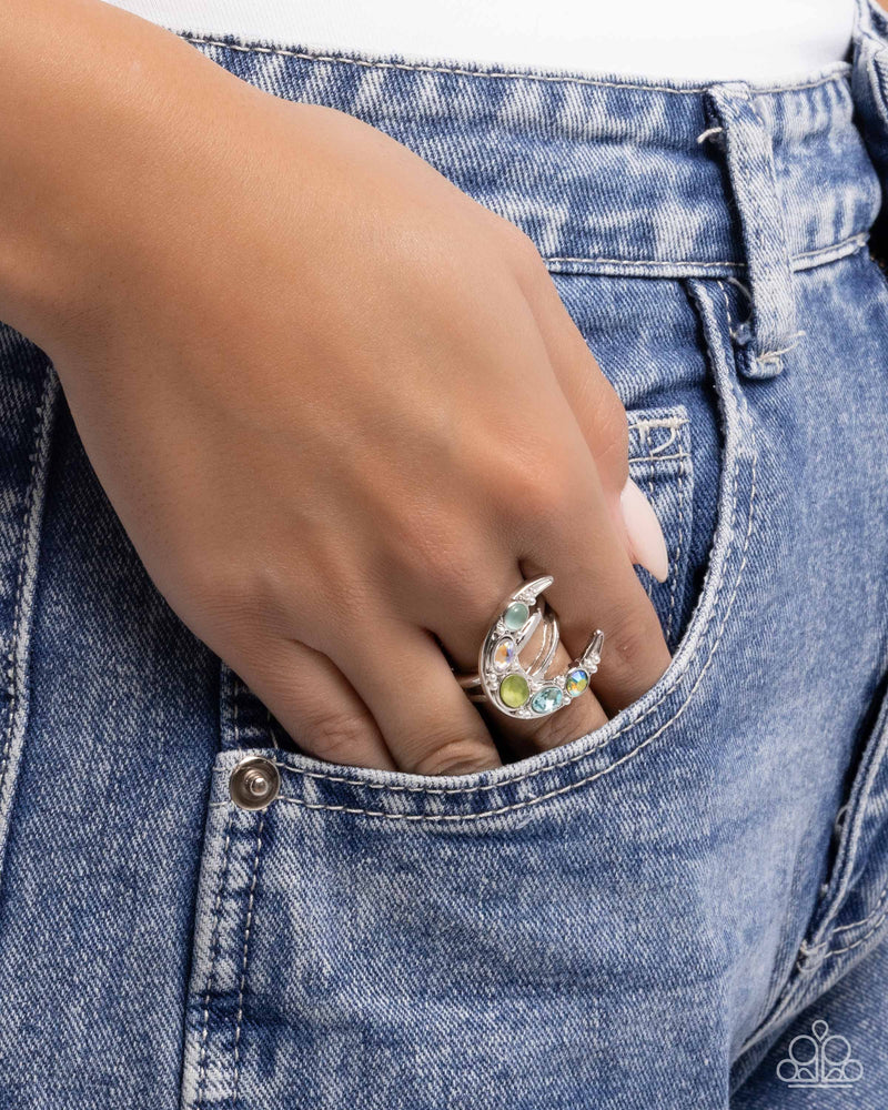 Lunar Leader - Green Ring - Paparazzi Accessories