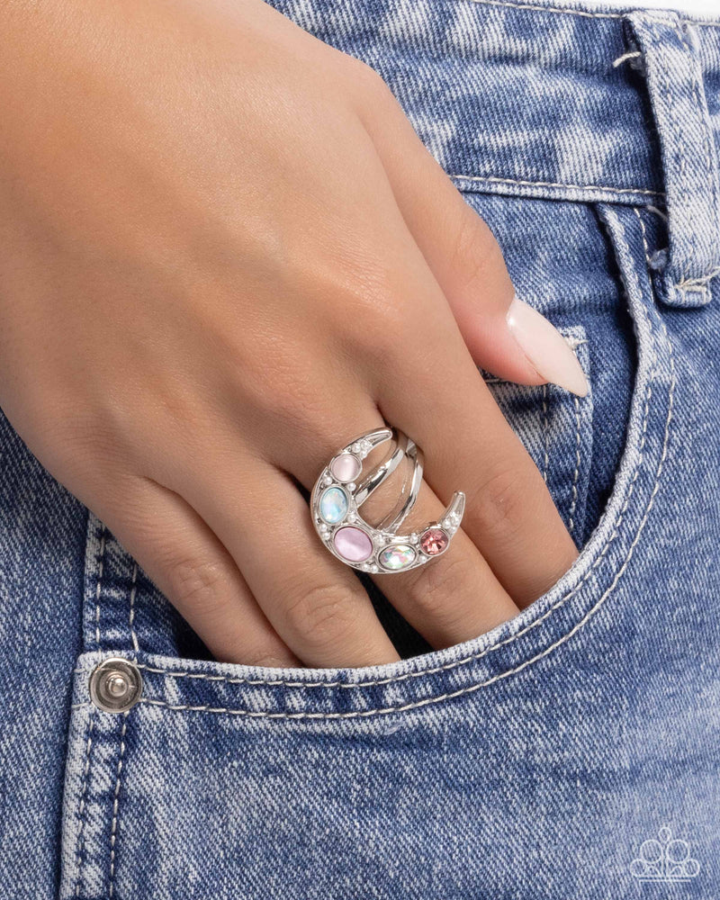 Lunar Leader - Pink Ring - Paparazzi Accessories
