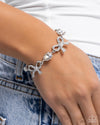 Coquette Caliber - White Bracelet - Paparazzi Accessories