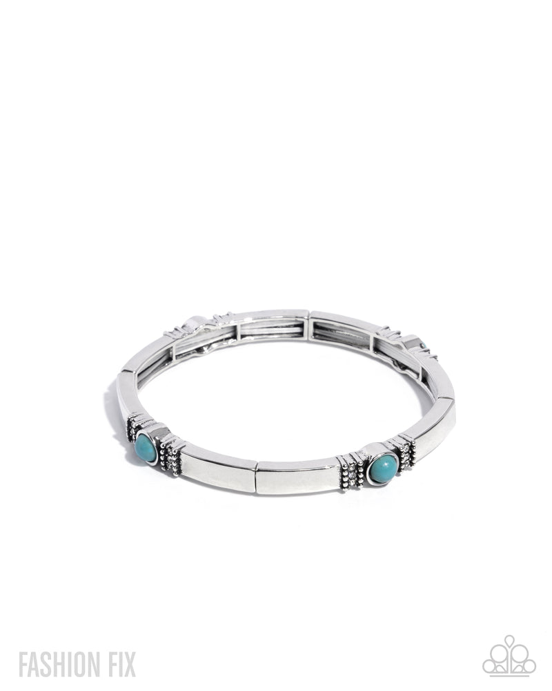 five-dollar-jewelry-badlands-beginning-blue-bracelet-paparazzi-accessories