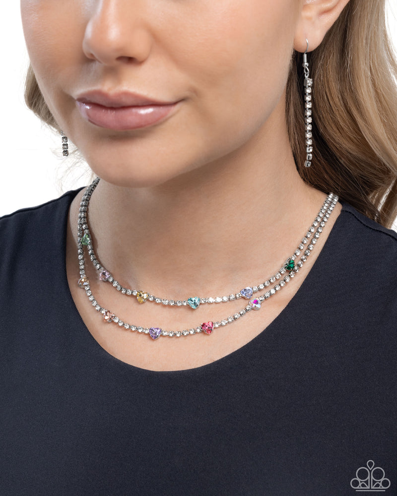 Courting Closeness - Multi Necklace - Paparazzi Accessories