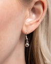 Dont Worry, Be HOPPY - Silver Necklace - Paparazzi Accessories