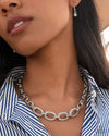 Boogie Bling - White Necklace - Paparazzi Accessories