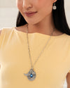 Stirring Season - Blue Necklace - Paparazzi Accessories