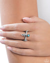 Longhorn Legend - Blue Ring - Paparazzi Accessories