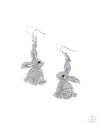 five-dollar-jewelry-bunny-bling-white-earrings-paparazzi-accessories