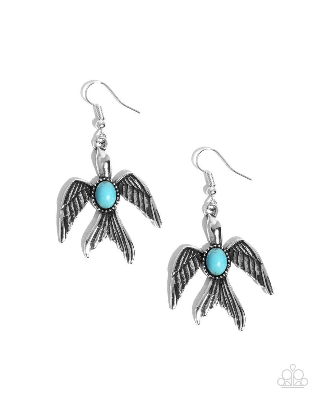 five-dollar-jewelry-soaring-stones-blue-earrings-paparazzi-accessories