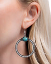 Radical Rusticity - Blue Earrings - Paparazzi Accessories