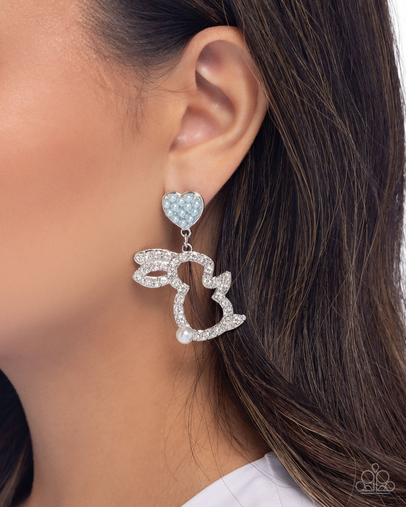 Easter Element - Blue Post Earrings - Paparazzi Accessories