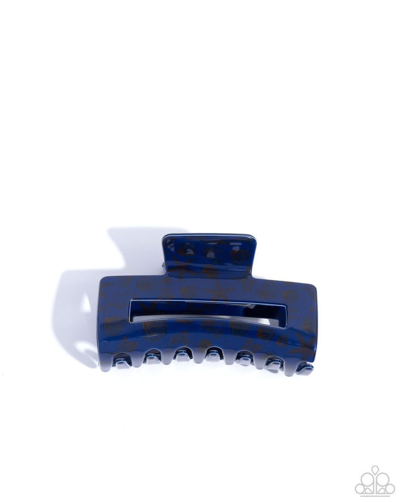 five-dollar-jewelry-coastal-clip-blue-hair clip-paparazzi-accessories