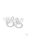 five-dollar-jewelry-bunny-backdrop-pink-post earrings-paparazzi-accessories