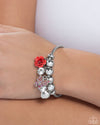 Windblown Whimsy - Red Bracelet - Paparazzi Accessories