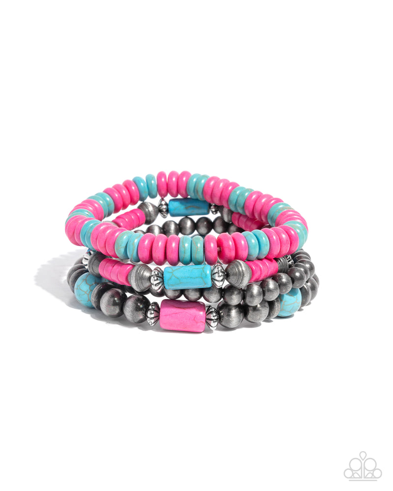 five-dollar-jewelry-adorably-abundant-pink-bracelet-paparazzi-accessories
