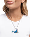 Whale Watching - Blue Necklace - Paparazzi Accessories