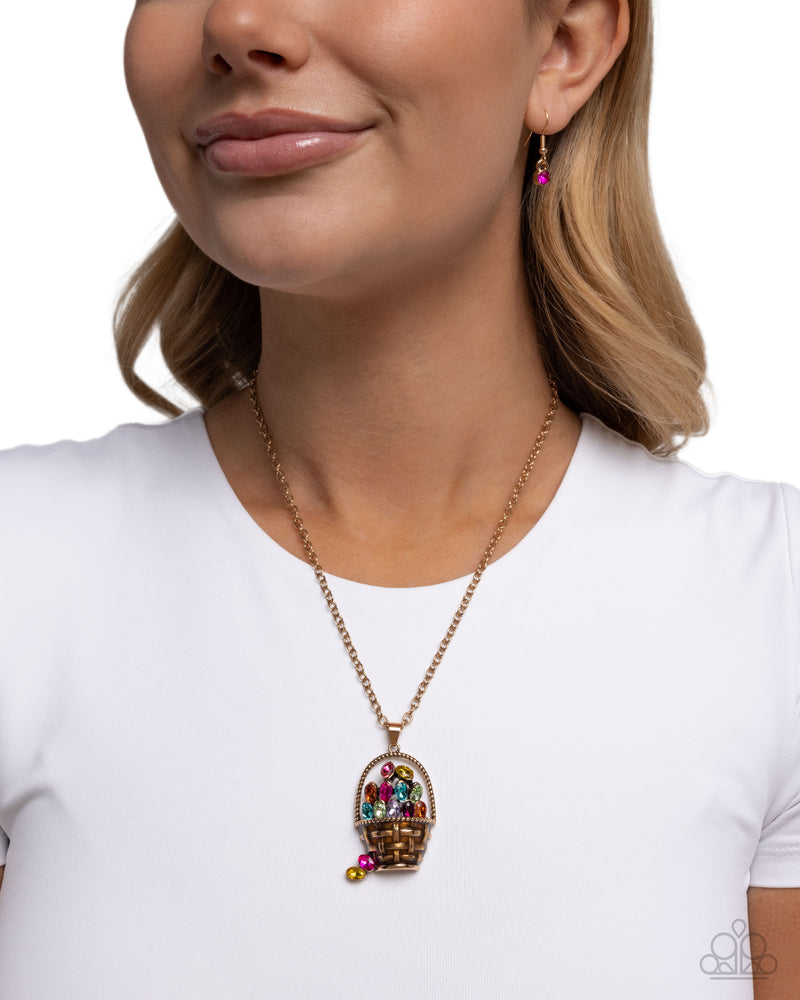 Easter Basket Brilliance - Multi Necklace - Paparazzi Accessories