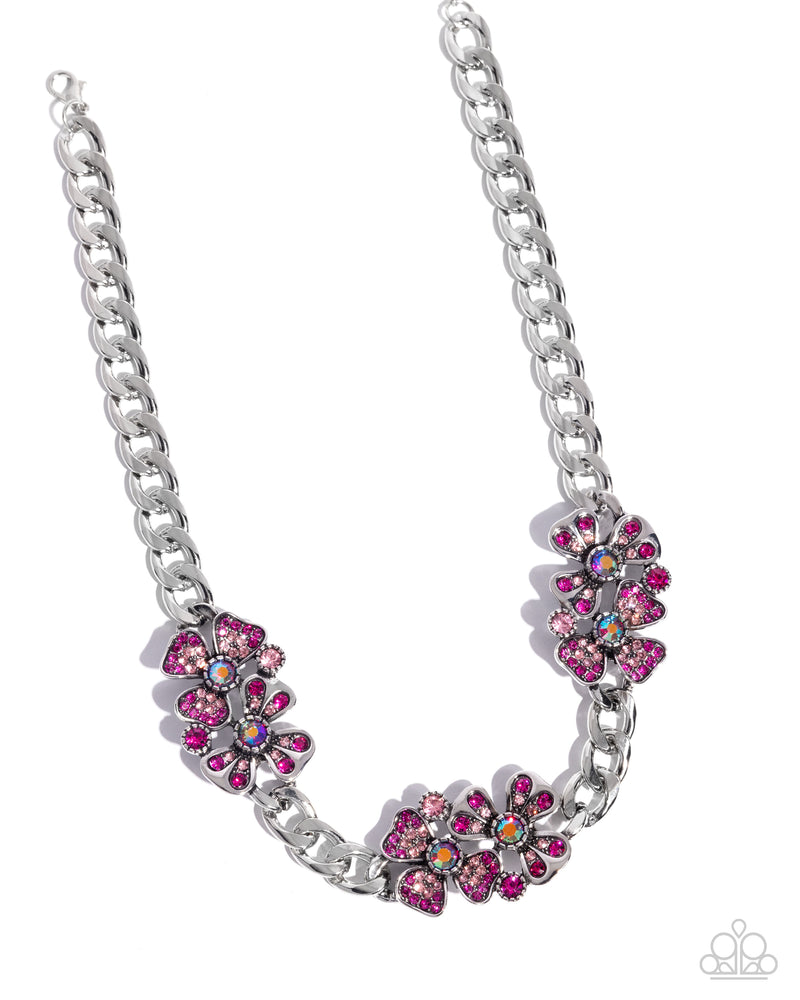 five-dollar-jewelry-fairy-florals-pink-necklace-paparazzi-accessories