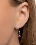 Fairy Florals - Pink Necklace - Paparazzi Accessories