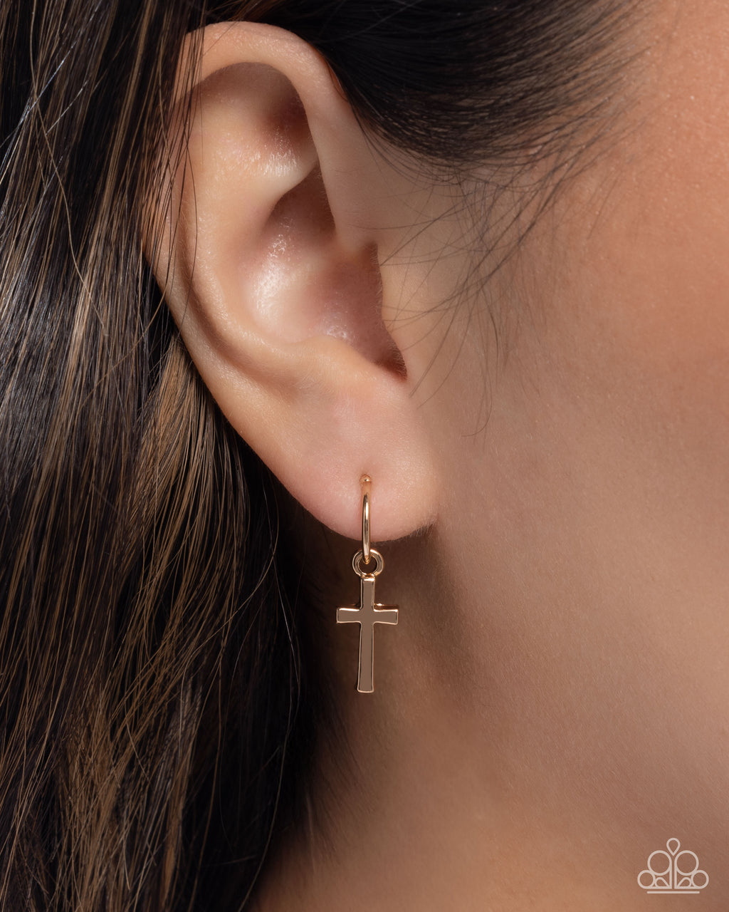 Daily Divinity - Gold Earrings - Paparazzi Accessories