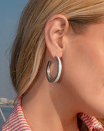Painted Prowess - White Earrings - Paparazzi Accessories