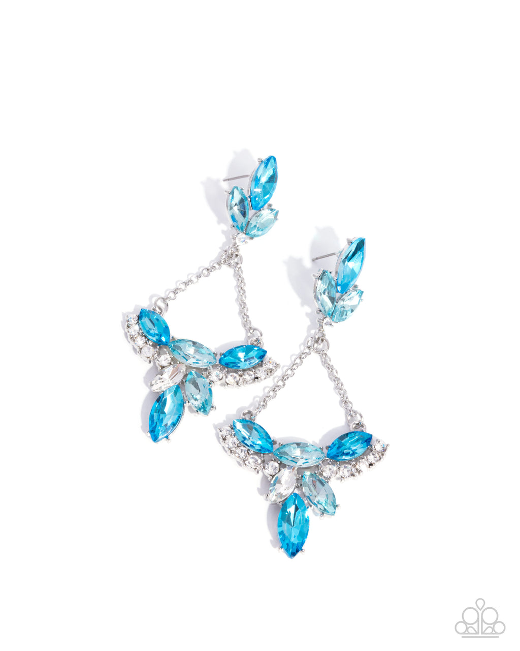 eight-dollar-jewelry-carefree-chandelier-blue-post earrings-paparazzi-accessories