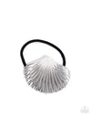 five-dollar-jewelry-short-seashell-silver-hair clip-paparazzi-accessories