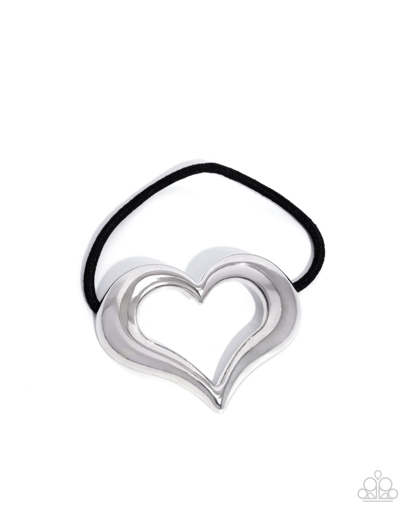 five-dollar-jewelry-cupid-call-silver-hair clip-paparazzi-accessories