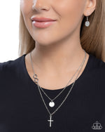 Eternal Embrace - Silver Necklace - Paparazzi Accessories