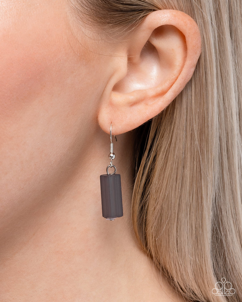 Cylindrical Craze - Black Necklace - Paparazzi Accessories