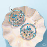 Basic Bouquet - Blue Earrings - Paparazzi Accessories