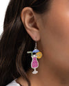 Delightful Daiquiri - Pink Earrings - Paparazzi Accessories