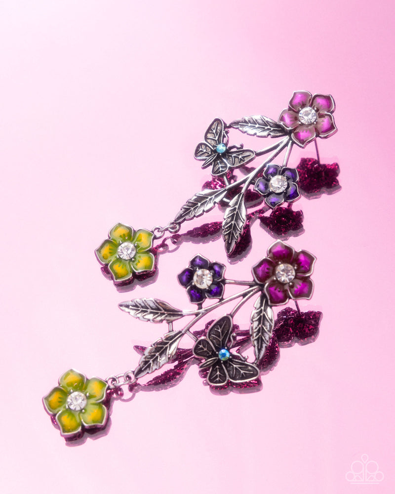 Whimsical Weekend - Multi Post Earrings - Paparazzi Accessories