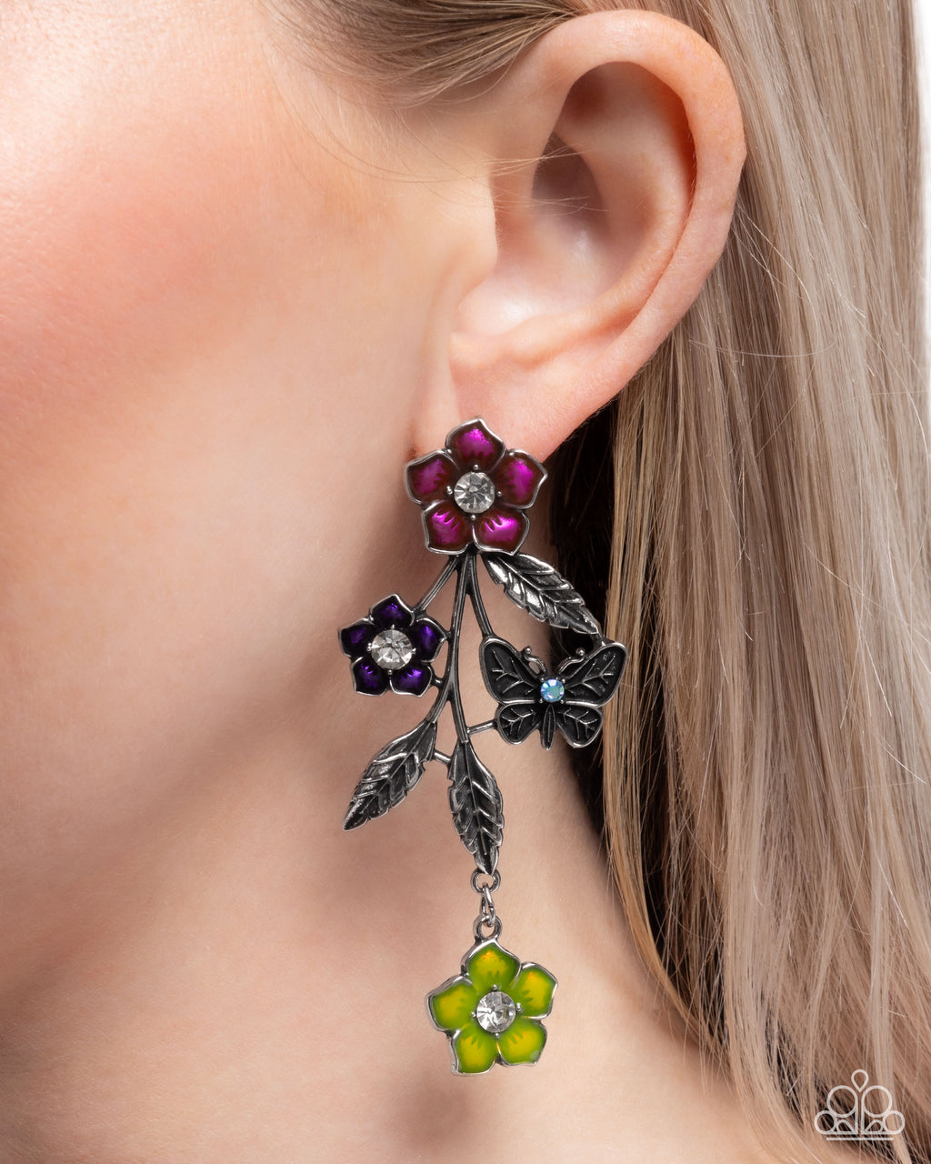 Whimsical Weekend - Multi Post Earrings - Paparazzi Accessories
