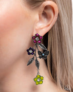 Whimsical Weekend - Multi Post Earrings - Paparazzi Accessories