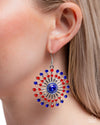 Fierce Firework - Multi Earrings - Paparazzi Accessories