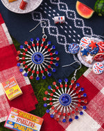 Fierce Firework - Multi Earrings - Paparazzi Accessories