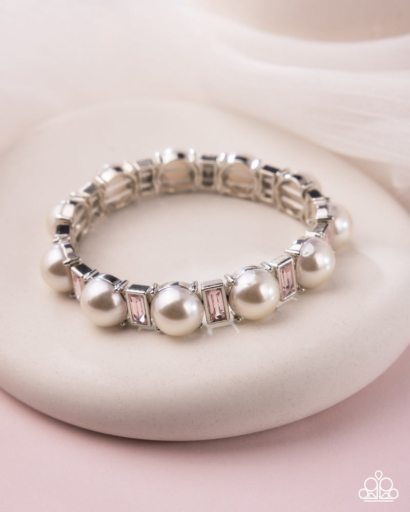 Pronged Palace - Pink Bracelet - Paparazzi Accessories