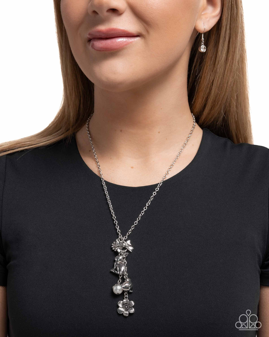 Easter Enthusiast - White Necklace - Paparazzi Accessories