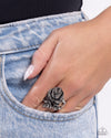 Rosy Residence - Silver Ring - Paparazzi Accessories