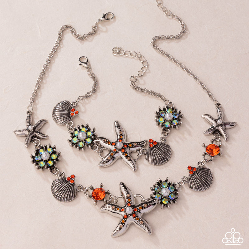 Starfish Solo Silver - Complete Look  - Paparazzi Accessories